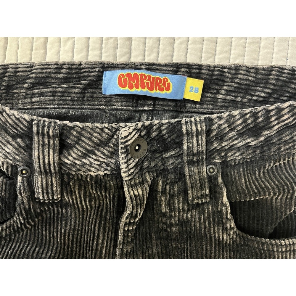 Empyre Corduroy Pants Dark Brown Baggy Y2k Skater Relaxed Pants Size 28x26 - Picture 7 of 11